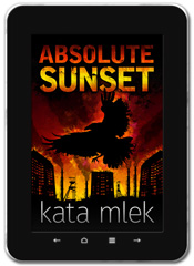 Psychological Thriller book cover design: Absolute Sunset